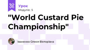 "World Custard Pie Championship"