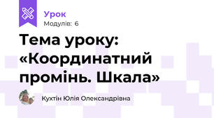 Тема уроку: «Координатний промінь. Шкала»