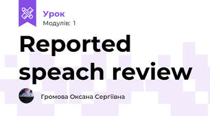 Reported speach review