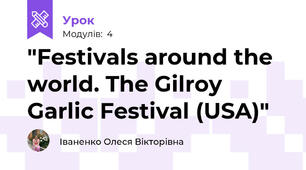 "Festivals around the world. The Gilroy Garlic Festival (USA)"