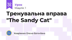 Тренувальна вправа "The Sandy Cat"