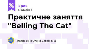 Практичне заняття "Belling The Cat"