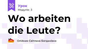 Wo arbeiten die Leute?