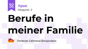 Berufe in meiner Familie 