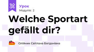 Welche Sportart gefällt dir?