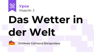 Das Wetter in der Welt