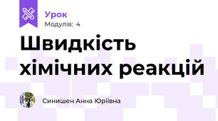  Швидкість хімічних реакцій 