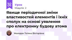 Явище періодичної зміни властивостей елементів і їхніх сполук на основі уявлення про електронну будову атома
