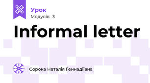 Informal letter
