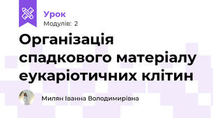 Організація спадкового матеріалу еукаріотичних клітин