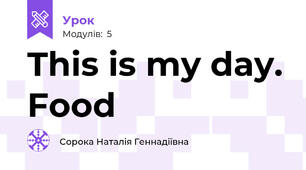 This is my day. Food