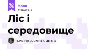 Ліс і середовище