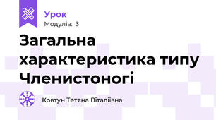 Загальна характеристика типу Членистоногі
