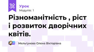 Різноманітність , ріст і розвиток дворічних квітів.