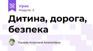 Дитина, дорога, безпека
