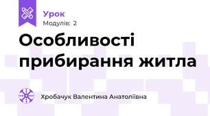 Особливості прибирання житла 