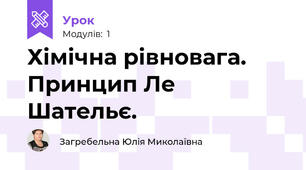 Хімічна рівновага. Принцип Ле Шательє.