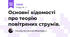 Основні відомості про теорію повітряних струмів.