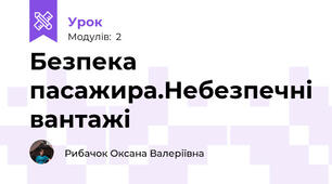 Безпека пасажира.Небезпечні вантажі