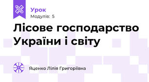 Лісове господарство України і світу