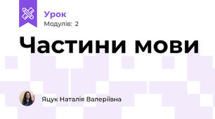 Частини мови