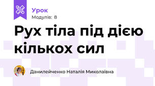 Рух тіла під дією кількох сил