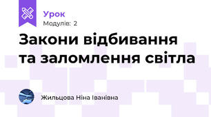 Закони відбивання та заломлення світла