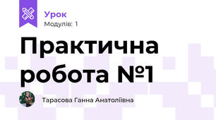 Практична робота №1