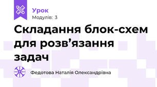 Складання блок-схем для розв’язання задач