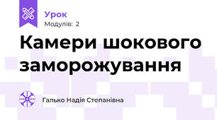 Камери шокового заморожування