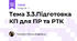 Тема 3.3.Підготовка КП для ПР та РТК