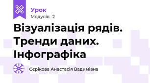 Візуалізація рядів. Тренди даних. Інфографіка