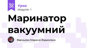 Маринатор вакуумний