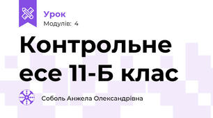 Контрольне есе 11-Б клас 