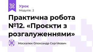 Практична робота №12. «Проєкти з розгалуженнями»