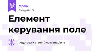 Елемент керування поле