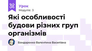 Які особливості будови різних груп організмів