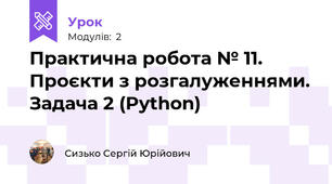 Практична робота № 11. Проєкти з розгалуженнями. Задача 2 (Python)