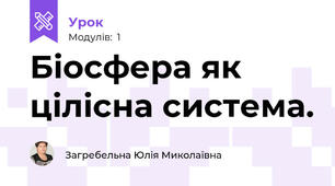 Біосфера як цілісна система.