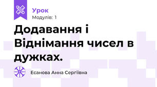 Додавання і Віднімання чисел в дужках.