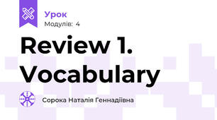 Review 1. Vocabulary