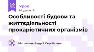 Особливості будови та життєдіяльності прокаріотичних організмів
