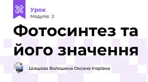 Фотосинтез та його значення