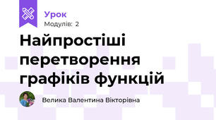Найпростіші перетворення графіків функцій