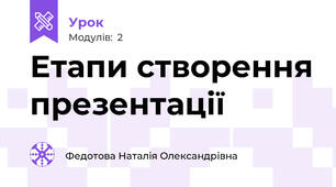 Етапи створення презентації