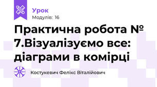Практична робота № 7.Візуалізуємо все: діаграми в комірці 