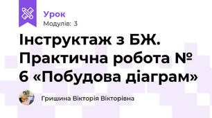 Інструктаж з БЖ. Практична робота № 6 «Побудова діаграм»