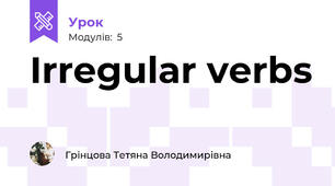 Irregular verbs