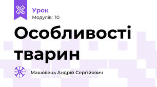 Особливості тварин