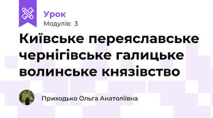 Київське переяславське чернігівське галицьке волинське князівство